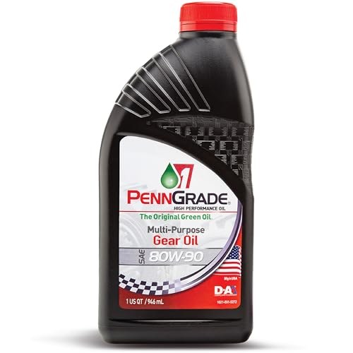 Gear oil, GL-4 SAE 80W-90 (manual transmission)